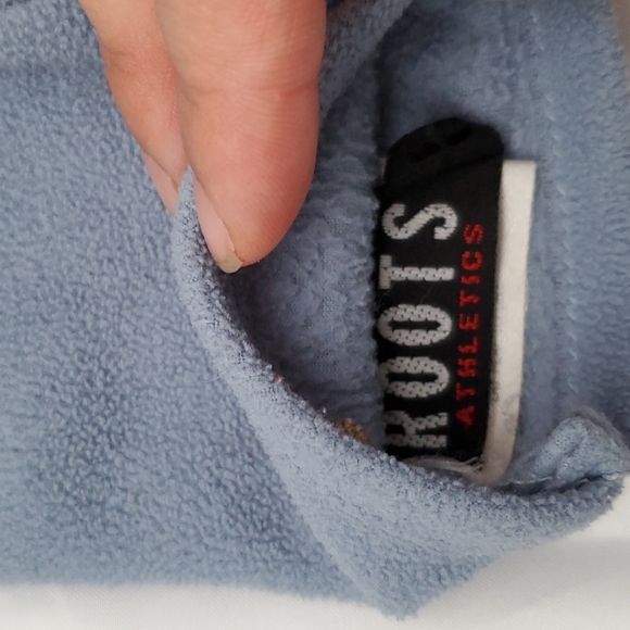 Roots Fleece Gloves Blue - Picture 3 of 4